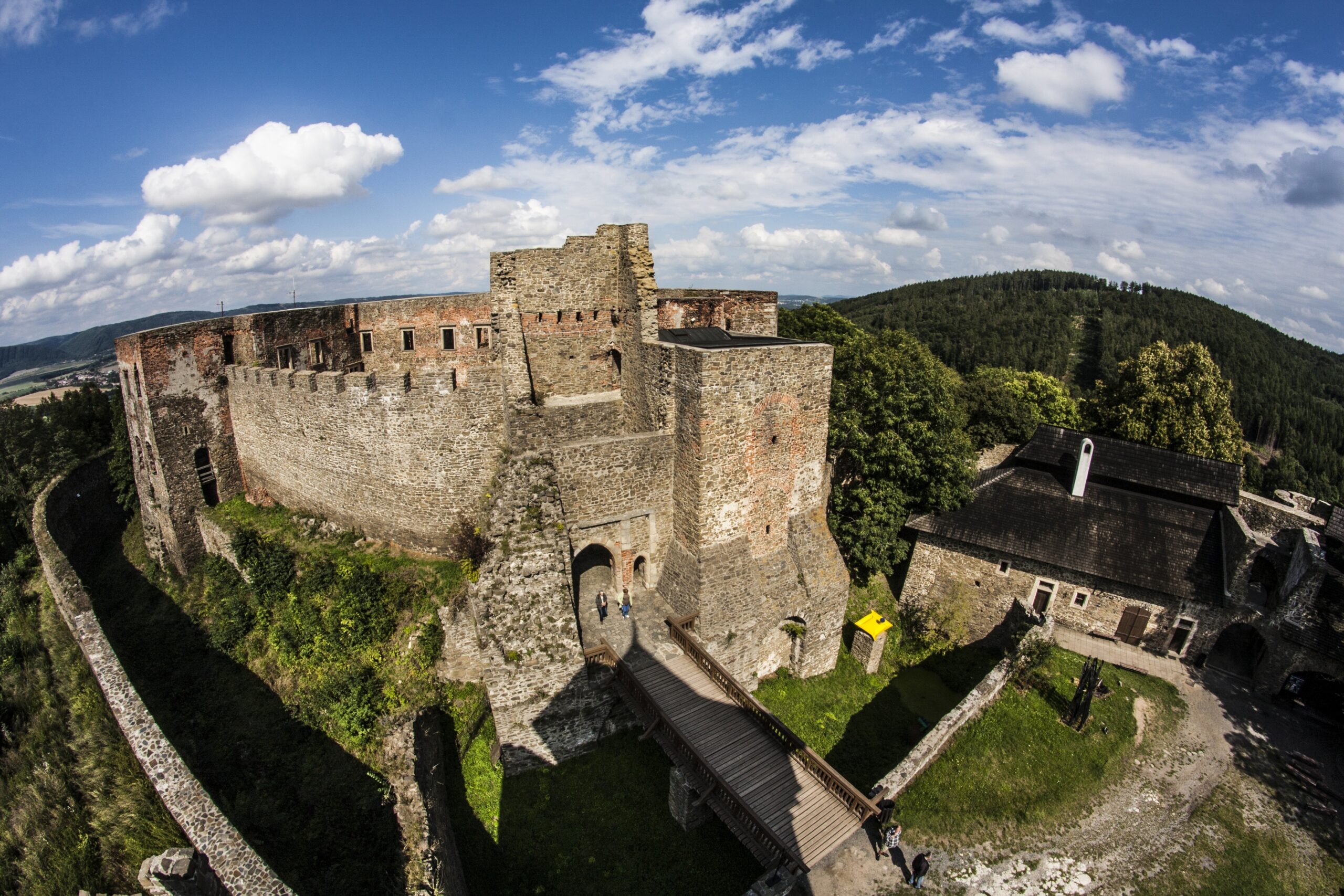 Helfštýn – zřícenina jednoho z největších moravských hradů