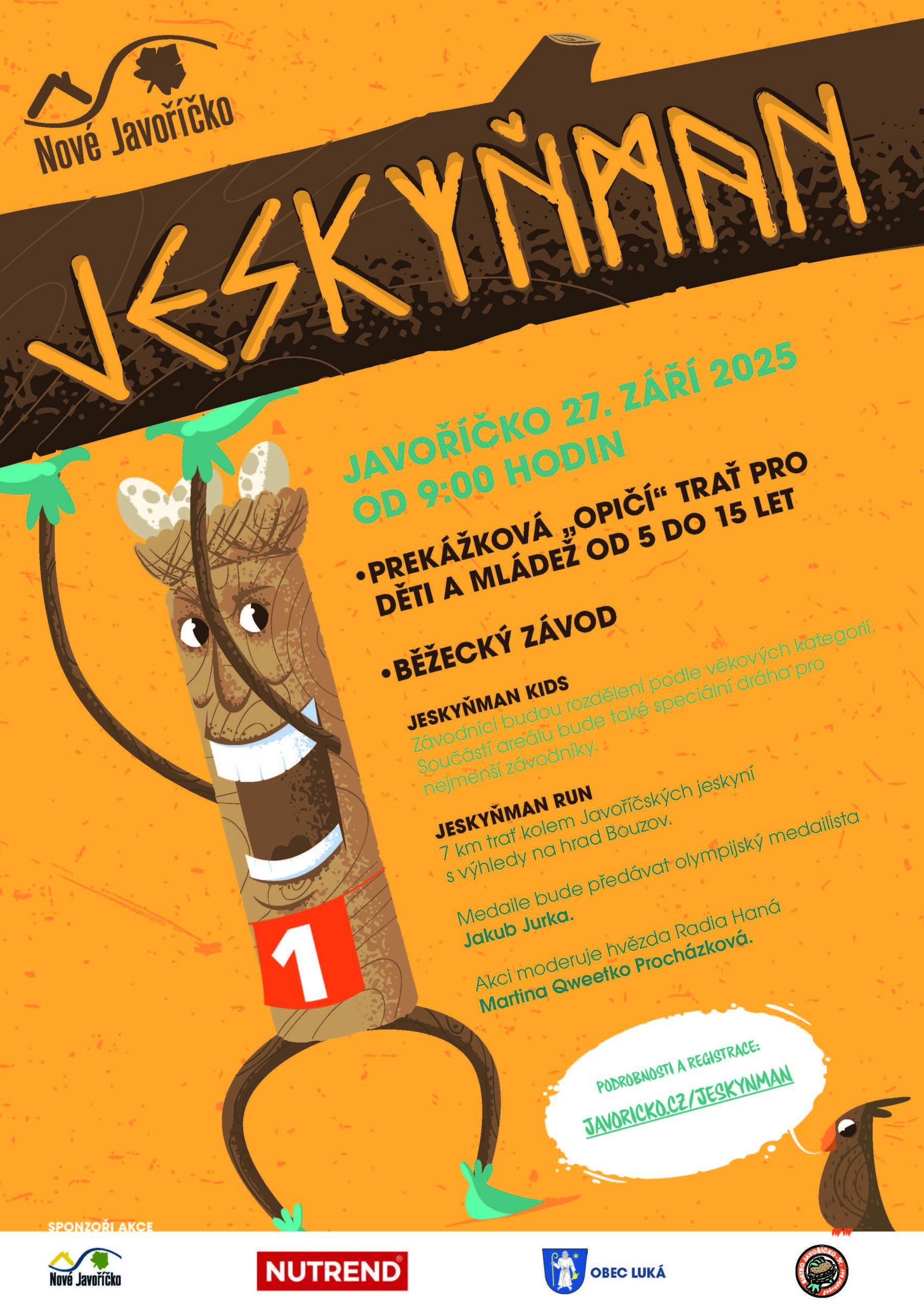 JESKYŇMAN – sportovní výzva u Javoříčských jeskyní!